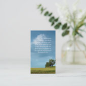 Christlicher Priester | Pastor-| Visitenkarte (Stehend Vorderseite)