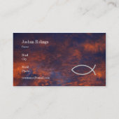 Christlicher Priester | Pastor-| Visitenkarte (Rückseite)