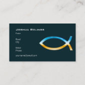 Christlicher Priester | Pastor-| Visitenkarte (Rückseite)