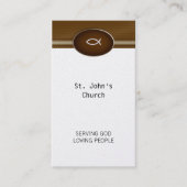 Christlicher Priester | Pastor-| Visitenkarte (Vorderseite)