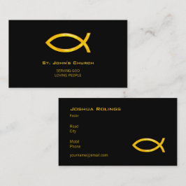 Christlicher Priester | Pastor-| Visitenkarte