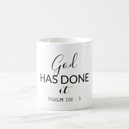 Christlicher Psalm 126 Kaffeetasse (Mittel)