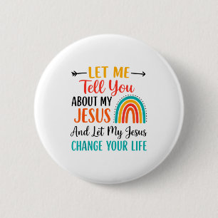 Christlicher Regenbogen Lasst mich euch von meinem Button