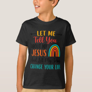 Christlicher Regenbogen Lasst mich euch von meinem T-Shirt