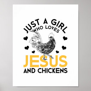 Christlicher religiöser Bauer Frauen geben Jesus Poster