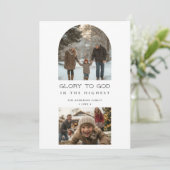 Christlicher religiöser Ruhm zu Gott Weihnachten F (Stehend Vorderseite)