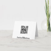 Christlicher religiöser Weihnachtsurlaub Notecard Feiertagskarte (Rückseite)