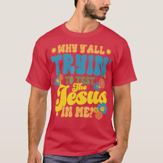 Christlicher Retro, warum Sie versuchen, den Jesus T-Shirt