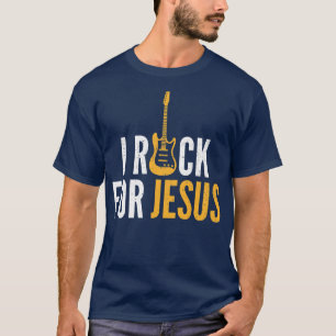 Christlicher Rock-Gitarrist Vintage-Jesus-Elektris T-Shirt