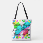 CHRISTLICHER SCHALTFLY 60. GEBURTSTAG TASCHE (Rückseite)