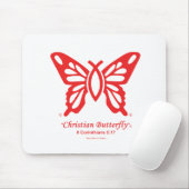 "Christlicher Schmetterlings-" Mousepad (Mit Mouse)