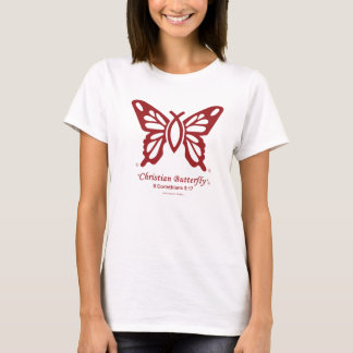 "Christlicher Schmetterlings-" T - T-Shirt