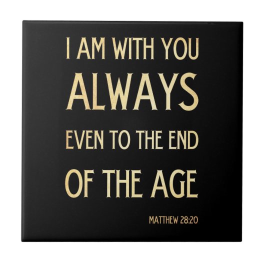 Christlicher schriftmäßiger Bibel-Vers - Fliese (Vorderseite)