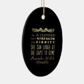 Christlicher schriftmäßiger Bibel-Vers - Keramikornament (Rechts)