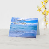 Christlicher Scripture erhalten wohler Karte blaue (Gelbe Blume)