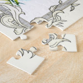 Christlicher Scripture und hübsche Blumen Puzzle (Seite)