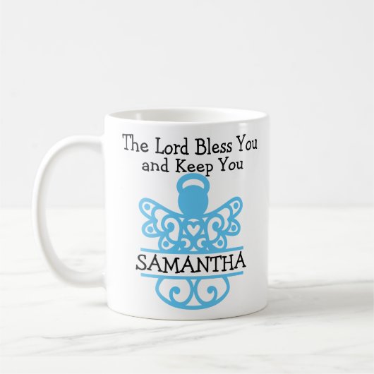 Christlicher Segen Angel Lord Bless Sie Behalten S Kaffeetasse (Links)