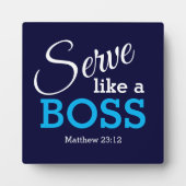 CHRISTLICHER SERVER WIE EIN BOSS FOTOPLATTE (Vorderseite)