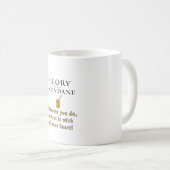 Christlicher Service-Becher Kaffeetasse (VorderseiteRechts)