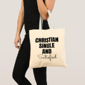 Christlicher Single und befriedigende Tote Tasche (Vorderseite (Produkt))