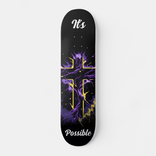 Christlicher Skate Jugendlicher in Lover Grafik Skateboard (Vorderseite)