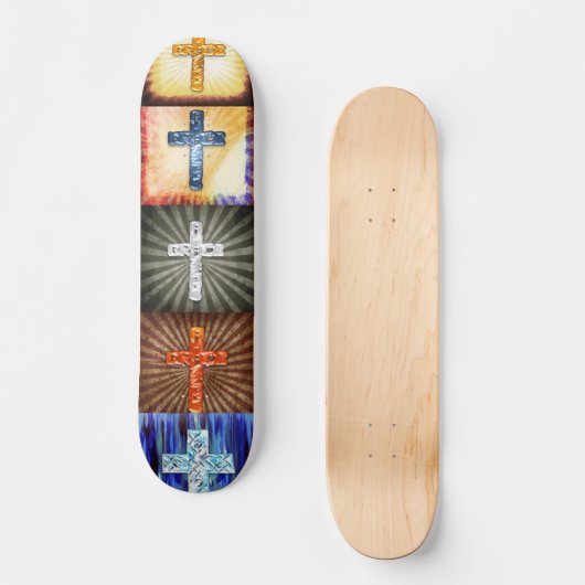 Christlicher Skateboard (Vorderseite)
