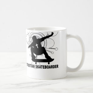 Christlicher Skateboarder Kaffeetasse