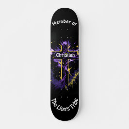 Christlicher Skater Personalisiertes Mitglied der Skateboard