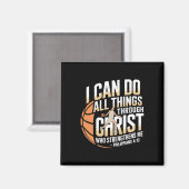 Christlicher Skettelplayer, den ich alle Dinge mac Magnet (Vorderseite/Rückseite)