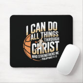 Christlicher Skettelplayer, den ich alle Dinge mac Mousepad (Mit Mouse)