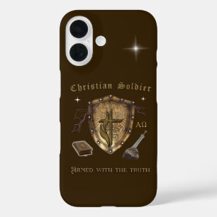 Christlicher Soldat iPhone 16 Hülle