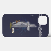christlicher Soldat Case-Mate iPhone Hülle (Rückseite (Horizontal))