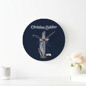 christlicher Soldat Große Wanduhr (Zuhause)