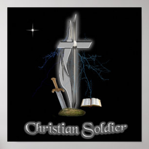 Christlicher Soldat Poster