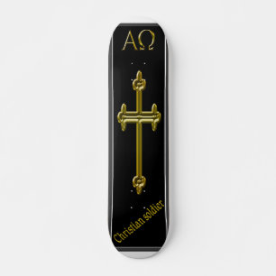 christlicher Soldat Skateboard