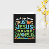 Christlicher Sommer True North Vbs 2025 Trusting J Karte (Gelbe Blume)