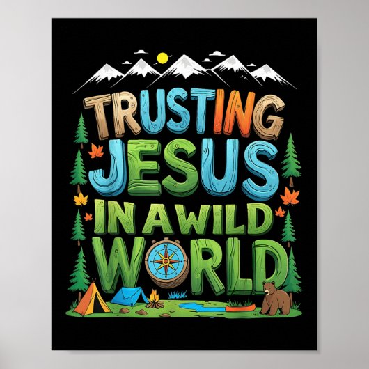 Christlicher Sommer True North Vbs 2025 Trusting J Poster (Vorne)