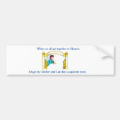 Christlicher Spaß Autoaufkleber (Vorne)