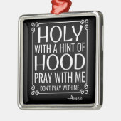 Christlicher Spaß Heilig und heilig Ornament Aus Metall (Links)