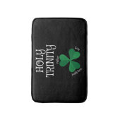 Christlicher St Patricks Day - Kleeblatt Dreifalti Badematte (Vorderseite Vertikal)