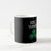 Christlicher St Patricks Day - Kleeblatt Dreifalti Kaffeetasse (Vorderseite Links)