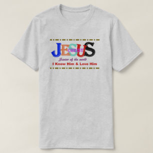 Christlicher T - Shirt - Jesus Christus Ich kenne 