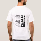 Christlicher T - Shirt Psalm 91 (Rückseite)