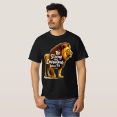 Christlicher T - Shirt | Seien Sie stark und mutig (Vorne ganz)