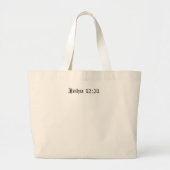 Christlicher Totbeutel Jumbo Stoffbeutel (Vorne)