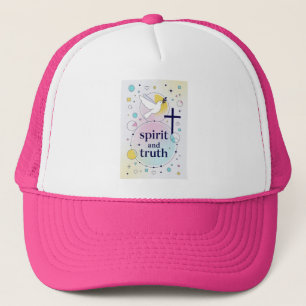 Christlicher Trucker-Hut für Frauen 'Geist und Wah Truckerkappe