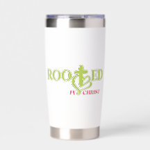 Christlicher Tumbler mit dem Design 'In Christus v