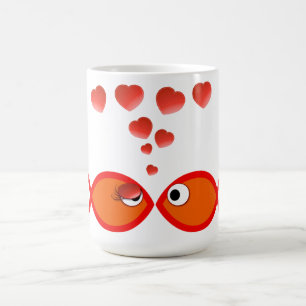 Christlicher Valentine orange v2 Kaffeetasse