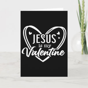Christlicher Valentinstag Jesus Religiöser Valenti Karte