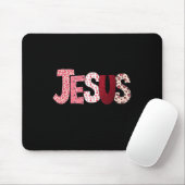 Christlicher Valentinstag Jesus Religiöses Valenti Mousepad (Mit Mouse)